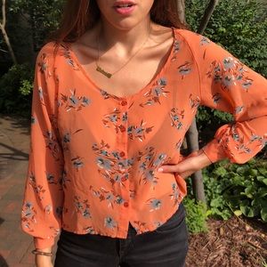 Floral Longsleeve Blouse